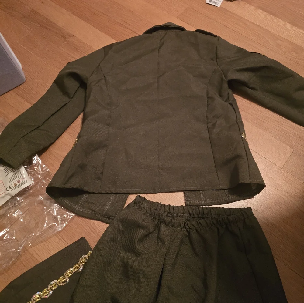 Kids Army Costume Set - Green